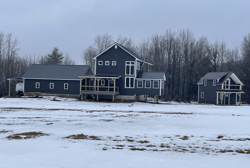 Winter Photo of Modern Farmhouse Design 2- customized